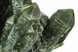 Pristine, Prase Quartz Crystal Cluster - Mongolia #112195-2